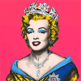 Mr Brainwash Queen Marilyn Pink Unframed New Release