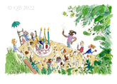 Sir Quentin Blake Mr Filkins In The Desert 90th Birthday Celebrations