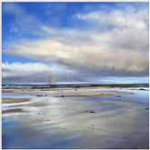 Nicola Wakeling Baleshare Winter Showers Limited Edition Artwork Framed