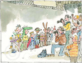 Quentin Blake School Fancy Dress limit edition print