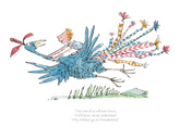 Quentin Blake Why children to to Wonderland Collector's edition print