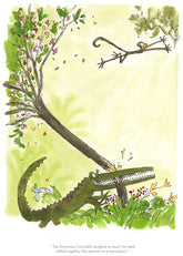 Quentin Blake Roald Dahl His Teeth Rattled Together The Enormous Crocodile