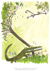 Quentin Blake Roald Dahl His Teeth Rattled Together The Enormous Crocodile
