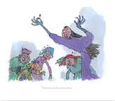 Quentin Blake Roald Dahl Witches Collector's edition print