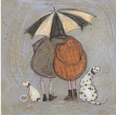 Sam Toft Secret Smooch art print