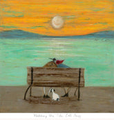 Sam Toft Watching the tide roll away mounted