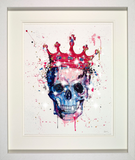 Stephen Graham Skull Candy mixed media framed art