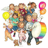 Shirley Hughes All Star Band art illustration