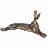 Honeysuckle - Large Lying Hare Frith bronze resin sculpture