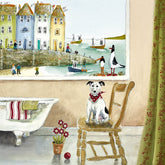 Rebecca Lardner Paws and Reflect art print
