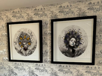Transform Your Space: Tips for Displaying Art on Bold Wallpaper