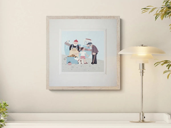 Coastal artwork from Sasha Harding