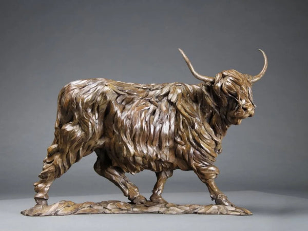 William Montgomery Highland Cow Sculpture