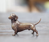 Richard Cooper bronze sculpture small dachshund Standing 1149