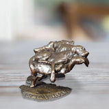 Richard Copper Bronze labrador sculpture