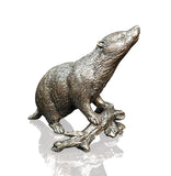 1167 Richard Cooper bronze sculpture Badger