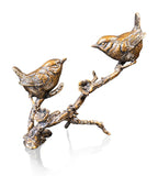 Two Wrens on a Twig