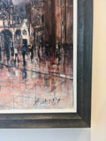 Alena Carvalho St Mark's At Night Original Framed Artwork