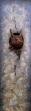 Bronze squirrel sculpture
