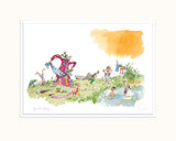 Sir Quentin Blake Her overcoat has pockets galore Collectors Edition Print