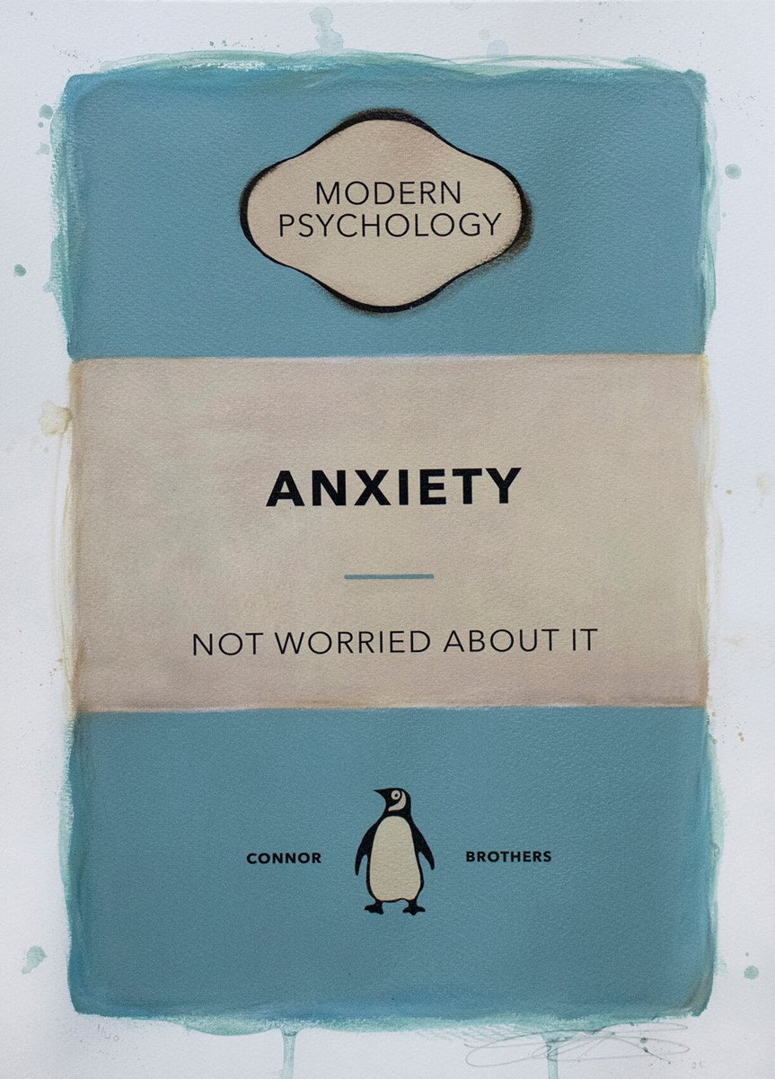 Anxiety  Not Worried About It Blue