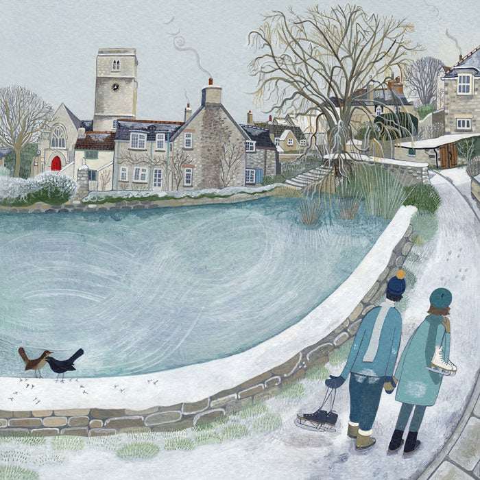 At the Frozen Millpond