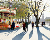 Autumn Carousel, Southbank - Original Jo Quigley