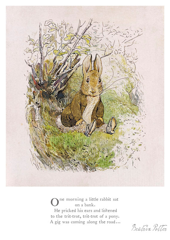 One Morning a Little Rabbit  Beatrix Potter Artwork – The Rose