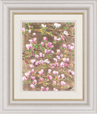 Small floral artwork framed