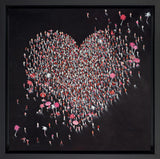 Craig Alan heart canvas limited edition artwork summer of love