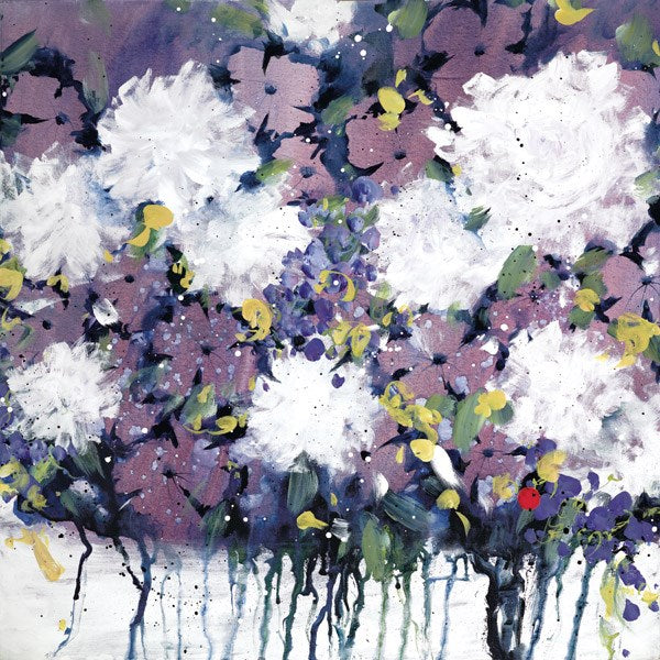 Danielle O'Connor Akiyama Posterity III floral abstract artwork unframed