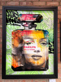 Dan Pearce original Marilyn Monroe artwork hanging in the gallery