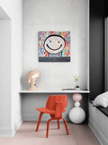 Doug Hyde Love and Laughter on Wall