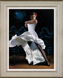 Fabian Perez Limited edition art framed Flamenca de Blanco