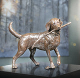 Richard Cooper Bronze Faithful friend labrador 1085