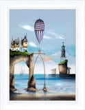 Gary Walton Balloon Cottages II Signed Limited Edition Framed Artwork