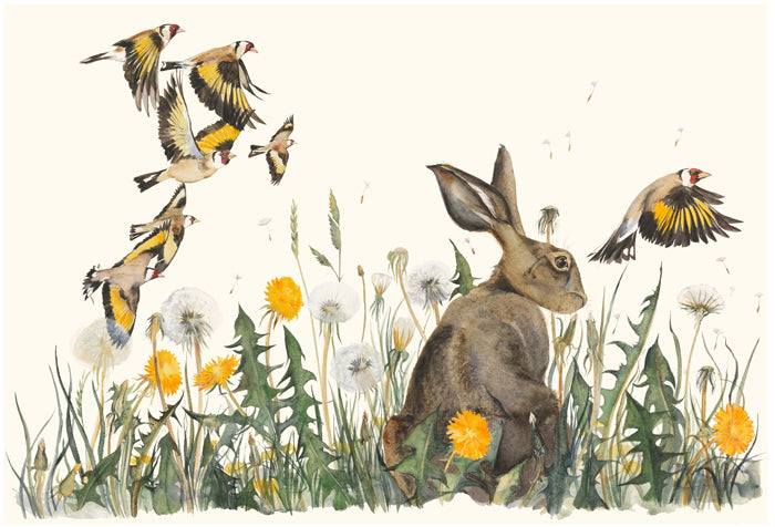 Jackie Morris Robert MacFarlane The Lost Words Dandelion With Hare Signed Limited Edition Artwork