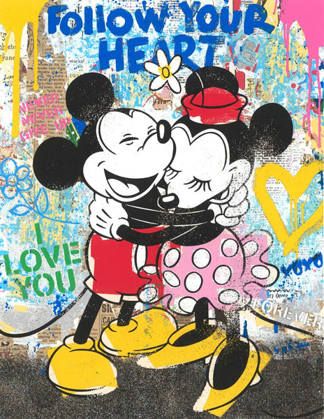 Forever Starts Here | Mr Brainwash | Investment Artwork | The Rose