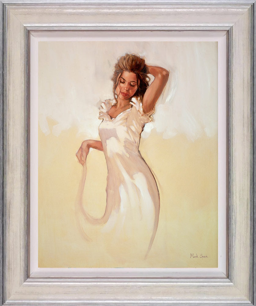 satin dress painting A stunning array of silks and satins are on display in this meticulously rendered genre painting by Vittorio Reggianini. The famed 19th-century Italian artist is known for his skill in depicting elegant