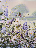Mary Shaw Bluebell Bloom Original Framed Artwork
