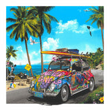 Mr.Brainwash_Beach_Bug_Framed