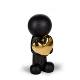 One Love Sculpture (Black and Gold)