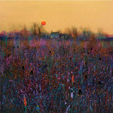 Paul Evans sunset landscape colourful art print 