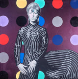 Pegasus Street artist David Bowie original icon painting