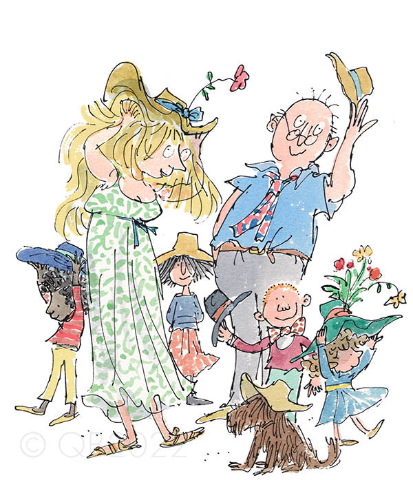 Sir Quentin Blake Art Illustrations | The Rose Gallery