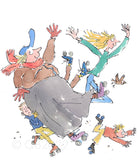 R is for Roller Skates Quentin Blake Limited Edition art