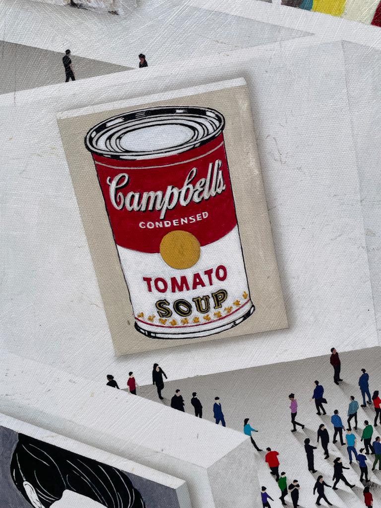 Retrospective- Craig Alan - Detail Campbells Soup Can