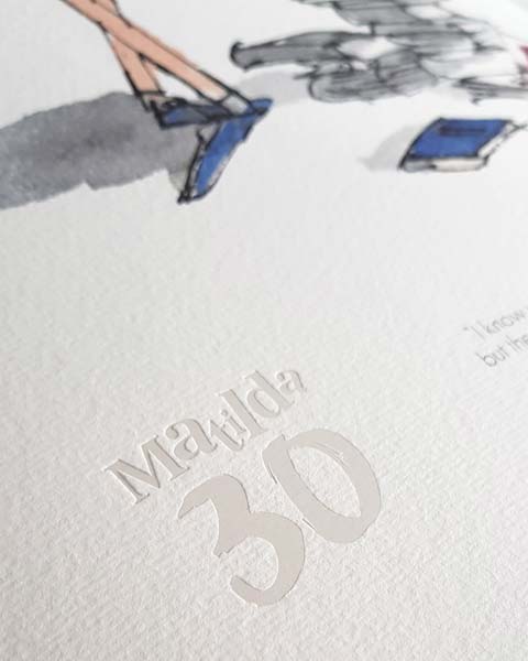 Matilda 30th anniversary art print