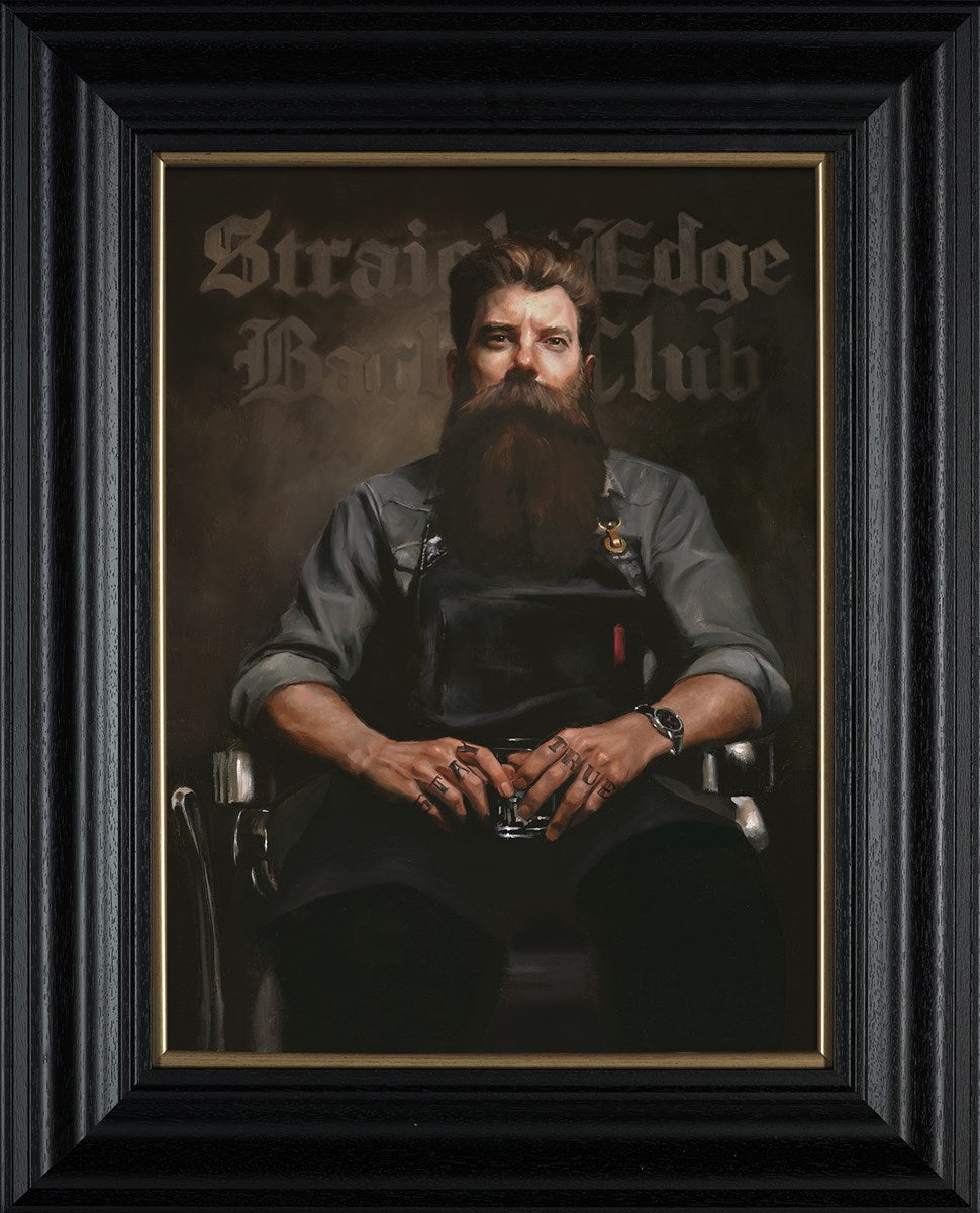 Straight Edge Barber Club by artist Vincent Kamp