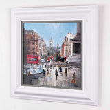 cityscape artwork on white wall